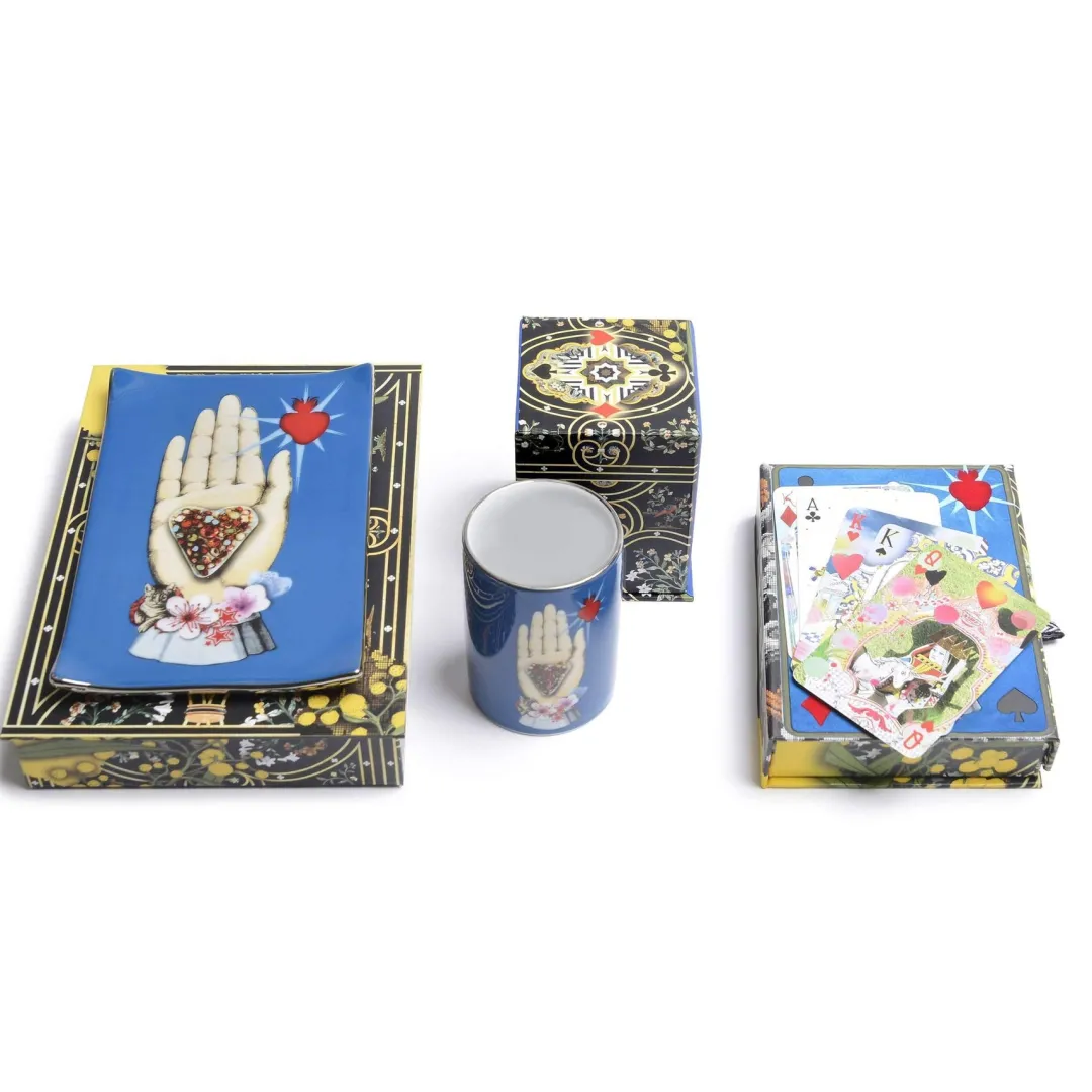 Galison Maison De Jeu Porcelain Tray