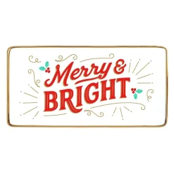 Galison Merry & Bright Porcelain Tray