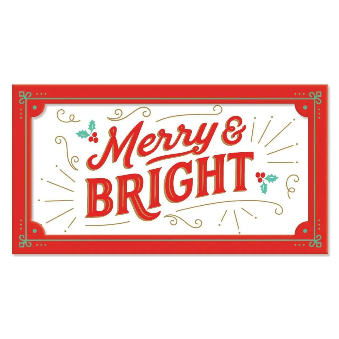 Galison Merry & Bright Porcelain Tray