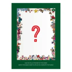 Galison Merry In The Making 1000 Piece Surprise Puzzle