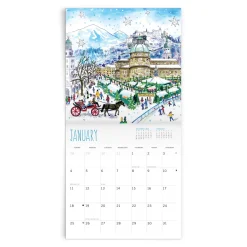 Galison Michael Storrings 2026 Classic 12 x 12 Wall Calendar