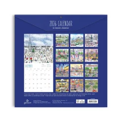Galison Michael Storrings 2026 Classic 12 x 12 Wall Calendar
