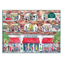Galison Michael Storrings A Day at the Bookstore 1000 Piece Puzzle