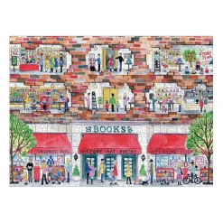 Galison Michael Storrings A Day at the Bookstore 1000 Piece Puzzle