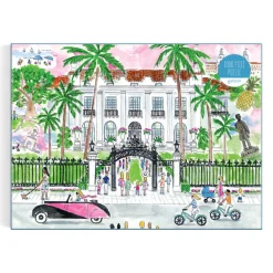 Galison Michael Storrings A Sunny Day in Palm Beach 1000 Piece Puzzle