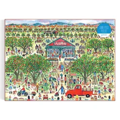Galison Michael Storrings Apple Pickin' 1000 Piece Puzzle