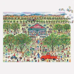 Galison Michael Storrings Apple Pickin' 1000 Piece Puzzle