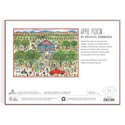 Galison Michael Storrings Apple Pickin' 1000 Piece Puzzle