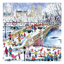 Galison Michael Storrings Bow Bridge In Central Park 500 Piece Jigsaw Puzzle