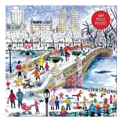 Galison Michael Storrings Bow Bridge In Central Park 500 Piece Jigsaw Puzzle