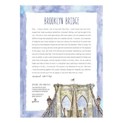 Galison Michael Storrings Brooklyn Bridge 1000 Piece Jigsaw Puzzle