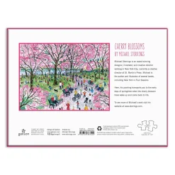 Galison Michael Storrings Cherry Blossoms 1000 Piece Jigsaw Puzzle