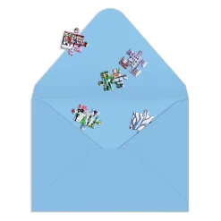 Galison Michael Storrings Christmas in the City Greeting Card Puzzle