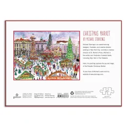 Galison Michael Storrings Christmas Market 1000 Piece Puzzle