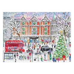 Galison Michael Storrings Christmas in London 1000 Piece Puzzle