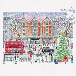 Galison Michael Storrings Christmas in London 1000 Piece Puzzle