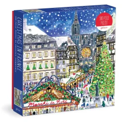 Galison Michael Storrings Christmas in France 500 Piece Puzzle