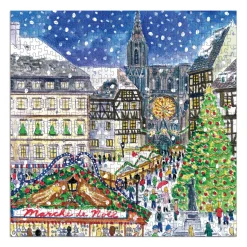 Galison Michael Storrings Christmas in France 500 Piece Puzzle