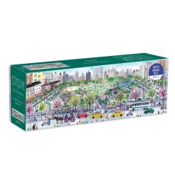 Galison Michael Storrings Cityscape 1000 Piece Panoramic Jigsaw Puzzle