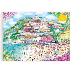 Galison Michael Storrings Coast of Italy 1000 Piece Puzzle