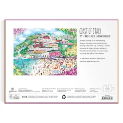 Galison Michael Storrings Coast of Italy 1000 Piece Puzzle