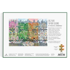 Galison Michael Storrings Dog Park in Four Seasons 250 Piece Wood Puzzle