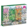 Galison Michael Storrings Dog Park in Four Seasons 1000 Piece Puzzle