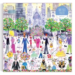 Galison Michael Storrings Easter Parade 500 Piece Puzzle