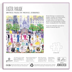 Galison Michael Storrings Easter Parade 500 Piece Puzzle