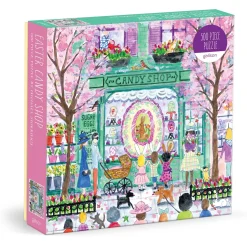 Galison Michael Storrings Easter Candy Shop 500 Piece Puzzle