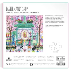 Galison Michael Storrings Easter Candy Shop 500 Piece Puzzle