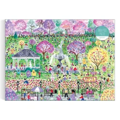 Galison Michael Storrings Easter Egg Hunt 1000 Piece Puzzle