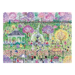 Galison Michael Storrings Easter Egg Hunt 1000 Piece Puzzle