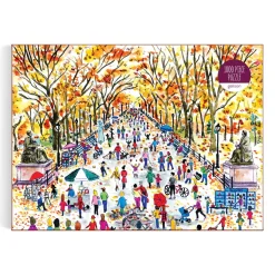 Galison Michael Storrings Fall in Central Park 1000 Piece Puzzle