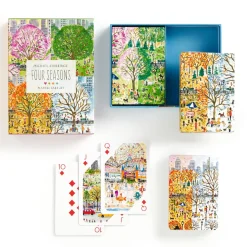 Galison Michael Storrings Four Seasons Playing Card Set