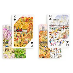 Galison Michael Storrings Four Seasons Playing Card Set
