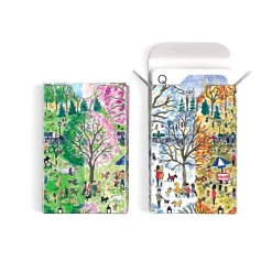 Galison Michael Storrings Four Seasons Playing Card Set