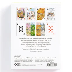 Galison Michael Storrings Four Seasons Playing Card Set