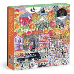 Galison Michael Storrings Halloween Parade 500 Piece Puzzle