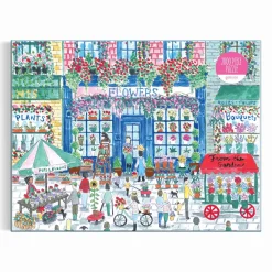 Galison Michael Storrings Market in Bloom 2000 Piece Puzzle