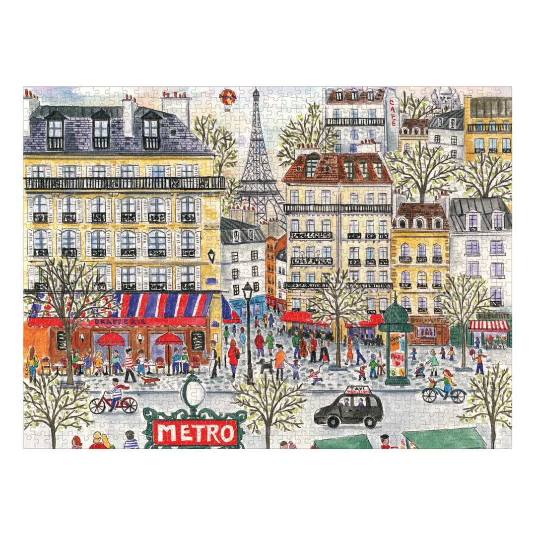 Galison Michael Storrings Paris 1000 Piece Jigsaw Puzzle