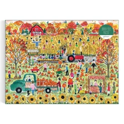 Galison Michael Storrings Pumpkin Patch 1000 Piece Puzzle
