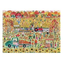 Galison Michael Storrings Pumpkin Patch 1000 Piece Puzzle