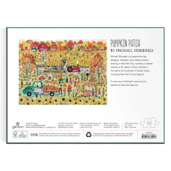 Galison Michael Storrings Pumpkin Patch 1000 Piece Puzzle
