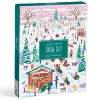 Galison Michael Storrings Snow Day 11x14 Paint by Number Kit