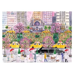 Galison Michael Storrings Spring On Park Avenue 1000 Piece Jigsaw Puzzle