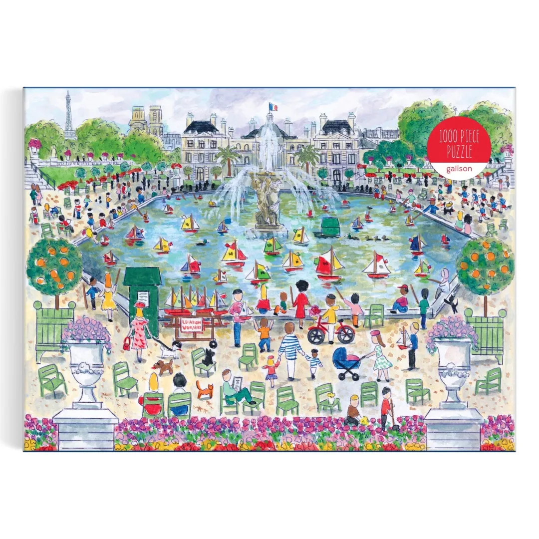 Galison Michael Storrings Springtime in Paris 1000 Piece Puzzle