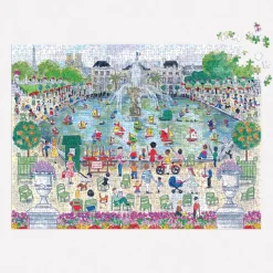 Galison Michael Storrings Springtime in Paris 1000 Piece Puzzle