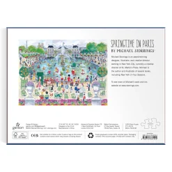 Galison Michael Storrings Springtime in Paris 1000 Piece Puzzle