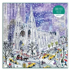 Galison Michael Storrings St. Patricks Cathedral 1000 Piece Jigsaw Puzzle